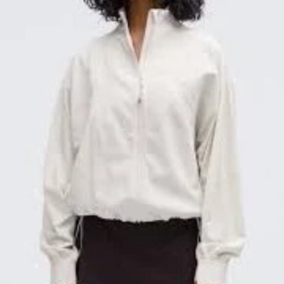 Lululemon White Define Relaxed Jacket (Luon) - Picture 2 of 2